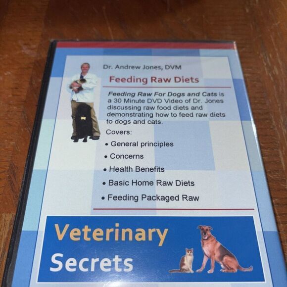Feeding Raw for Dogs and Cats New! Veterinary Secrets Revealed Instructional DVD - Picture 2 of 2